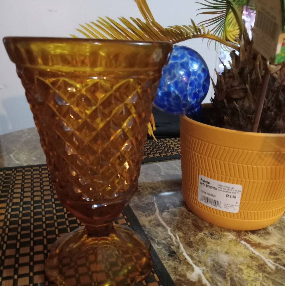 Indian glass amber color